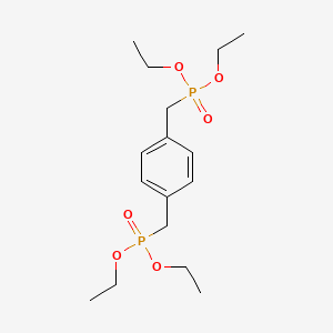 molecular formula C16H28O6P2 B1329397 Tetraethyl p-xylylenediphosphonate CAS No. 4546-04-7
