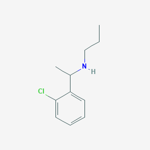 molecular formula C11H16ClN B13293999 [1-(2-Chlorophenyl)ethyl](propyl)amine 