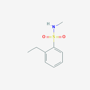 molecular formula C9H13NO2S B13294009 2-Ethyl-N-methylbenzene-1-sulfonamide 