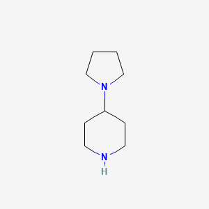 molecular formula C9H18N2 B1329403 4-(1-Pyrrolidinyl)piperidine dihydrochloride CAS No. 4983-39-5