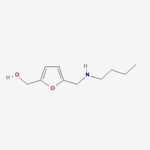molecular formula C10H17NO2 B13294039 {5-[(Butylamino)methyl]furan-2-yl}methanol 