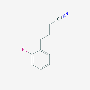 molecular formula C10H10FN B132941 4-(2-Fluorophenyl)butanenitrile CAS No. 143654-61-9