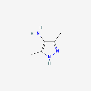 molecular formula C5H9N3 B1329410 3,5-Dimethyl-1H-pyrazol-4-amine CAS No. 5272-86-6