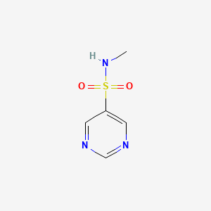 molecular formula C5H7N3O2S B13294127 N-Methylpyrimidine-5-sulfonamide 