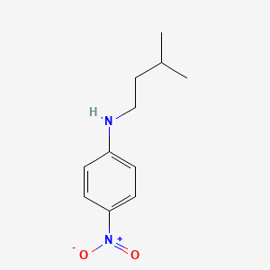 molecular formula C11H16N2O2 B13294145 N-(3-methylbutyl)-4-nitroaniline 