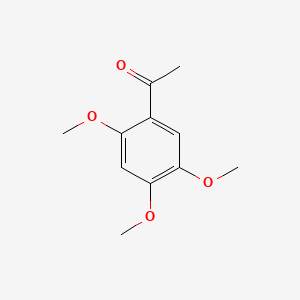 molecular formula C11H14O4 B1329420 Ethanone, 1-(2,4,5-trimethoxyphenyl)- CAS No. 1818-28-6