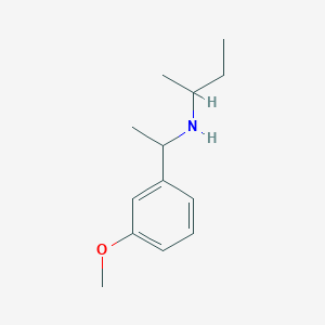 molecular formula C13H21NO B13294207 (Butan-2-yl)[1-(3-methoxyphenyl)ethyl]amine 