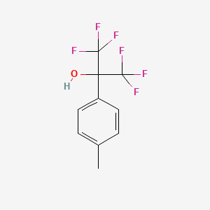 molecular formula C10H8F6O B1329421 Hexafluoro-2-(p-tolyl)isopropanol CAS No. 2010-61-9