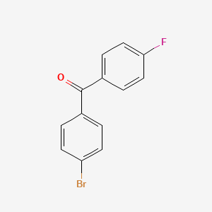 molecular formula C13H8BrFO B1329429 4-溴-4'-氟苯甲酮 CAS No. 2069-41-2