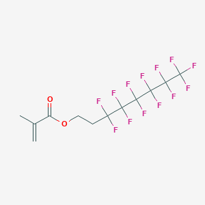 molecular formula C12H9F13O2 B1329432 2-(Perfluorohexyl)ethyl methacrylate CAS No. 2144-53-8