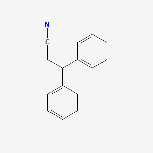 molecular formula C15H13N B1329440 3,3-Diphenylpropanenitrile CAS No. 2286-54-6