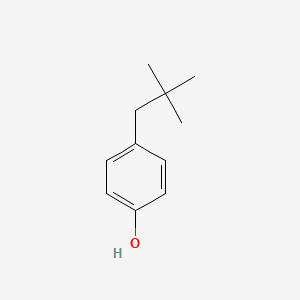 molecular formula C11H16O B1329441 4-(2,2-Dimethylpropyl)phenol CAS No. 2316-92-9