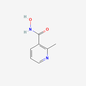 molecular formula C7H8N2O2 B13294461 N-hydroxy-2-methylpyridine-3-carboxamide 