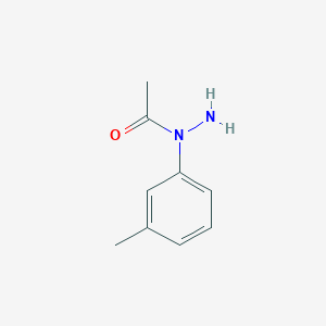 molecular formula C9H12N2O B13294567 N-(3-methylphenyl)acetohydrazide 