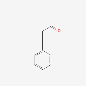 molecular formula C12H16O B1329461 4-Methyl-4-phenylpentan-2-one CAS No. 7403-42-1