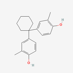 molecular formula C20H24O2 B1329472 4-[1-(4-hydroxy-3-methylphenyl)cyclohexyl]-2-methylphenol CAS No. 2362-14-3