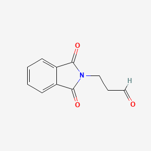 molecular formula C11H9NO3 B1329474 3-Phthalimidopropionaldehyde CAS No. 2436-29-5