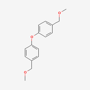 molecular formula C16H18O3 B1329475 Bis(alpha-methoxy-p-tolyl) ether CAS No. 2509-26-4