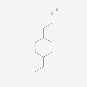 molecular formula C10H20O B13294755 2-(4-Ethylcyclohexyl)ethan-1-ol 
