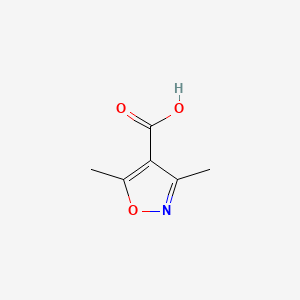 molecular formula C6H7NO3 B1329476 3,5-Dimethylisoxazole-4-carboxylic acid CAS No. 2510-36-3
