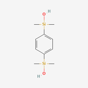 molecular formula C10H18O2Si2 B1329481 1,4-双(羟基二甲基硅基)苯 CAS No. 2754-32-7