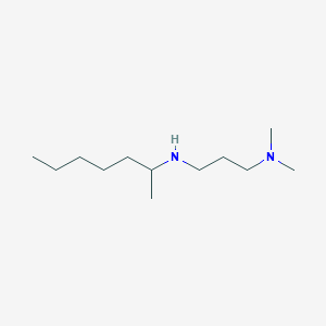 molecular formula C12H28N2 B13294822 [3-(Dimethylamino)propyl](heptan-2-yl)amine 