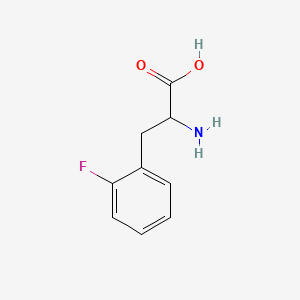 molecular formula C9H10FNO2 B1329490 2-氟-dl-苯丙氨酸 CAS No. 325-69-9