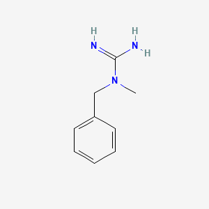 molecular formula C9H13N3 B1329492 N-Benzyl-N-Methylguanidine CAS No. 7565-19-7