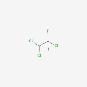 molecular formula C2H2Cl3F B1329495 1,1,2-三氯-2-氟乙烷 CAS No. 359-28-4