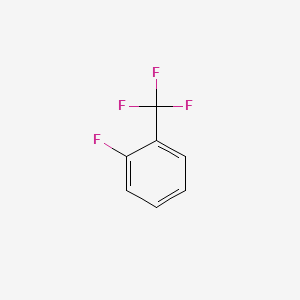 molecular formula C7H4F4 B1329496 2-Fluorobenzotrifluoride CAS No. 392-85-8