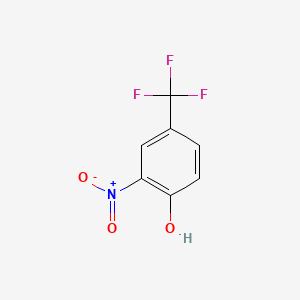 molecular formula C7H4F3NO3 B1329497 2-Nitro-4-(trifluoromethyl)phenol CAS No. 400-99-7