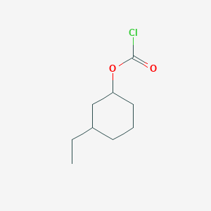 molecular formula C9H15ClO2 B13294970 3-Ethylcyclohexyl chloroformate 