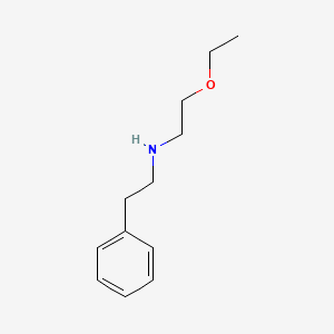 molecular formula C12H19NO B13294978 (2-Ethoxyethyl)(2-phenylethyl)amine 