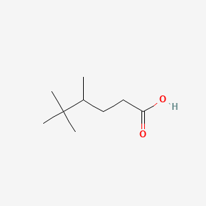 molecular formula C9H18O2 B13294983 4,5,5-Trimethylhexanoic acid CAS No. 94349-37-8
