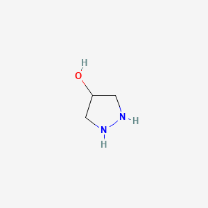 molecular formula C3H8N2O B13295004 Pyrazolidin-4-ol 