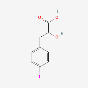 molecular formula C9H9IO3 B13295019 2-Hydroxy-3-(4-iodophenyl)propanoic acid 