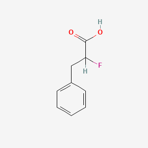 molecular formula C9H9FO2 B1329502 2-Fluoro-3-phenylpropanoic acid CAS No. 457-45-4