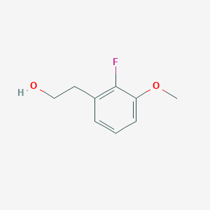 molecular formula C9H11FO2 B13295036 2-(2-Fluoro-3-methoxyphenyl)ethan-1-OL 