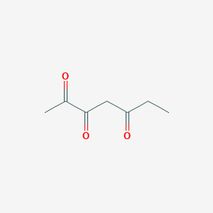 molecular formula C7H10O3 B13295082 Heptane-2,3,5-trione 