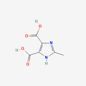 molecular formula C6H6N2O4 B1329511 2-Methyl-1H-imidazole-4,5-dicarboxylic acid CAS No. 5313-35-9