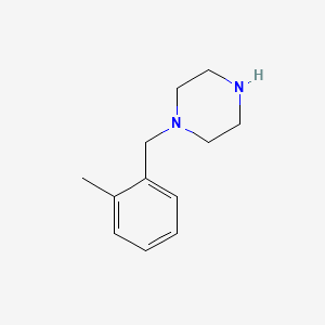 molecular formula C12H18N2 B1329512 1-(2-甲基苄基)哌嗪 CAS No. 5321-47-1