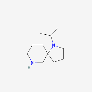 molecular formula C11H22N2 B13295144 1-(Propan-2-yl)-1,7-diazaspiro[4.5]decane 