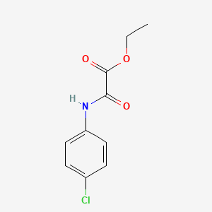 molecular formula C10H10ClNO3 B1329519 Ethyl [(4-chlorophenyl)amino](oxo)acetate CAS No. 5397-14-8