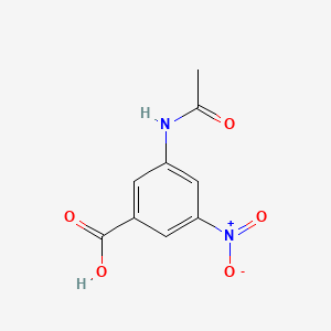 molecular formula C9H8N2O5 B1329523 3-Acetamido-5-nitrobenzoic acid CAS No. 5464-58-4