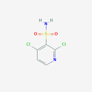 molecular formula C5H4Cl2N2O2S B13295245 2,4-Dichloropyridine-3-sulfonamide 
