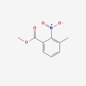 molecular formula C9H9NO4 B1329525 Methyl 3-methyl-2-nitrobenzoate CAS No. 5471-82-9
