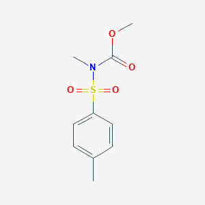 molecular formula C10H13NO4S B132953 Methyl methyl[(4-methylphenyl)sulfonyl]carbamate CAS No. 32258-50-7