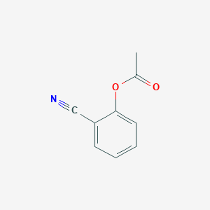 molecular formula C9H7NO2 B1329530 2-Acetoxybenzonitrile CAS No. 5715-02-6