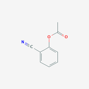 molecular formula C9H7NO2 B1329530 2-Cyanophenyl acetate CAS No. 5715-02-6