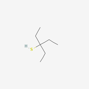 molecular formula C7H16S B1329534 3-Ethylpentane-3-thiol CAS No. 5827-80-5